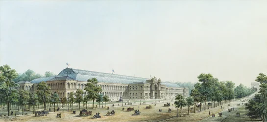 Perspectiefweergave van het Palais de l